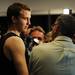 Michigan freshman Nik Stauskas speaks with the media in the locker room after an open practice at Cowboys Stadium in Arlington, Texas on Thursday, March 28, 2013. Melanie Maxwell I AnnArbor.com